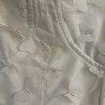 Thirty Thirty LA Butterfly Appliqué Elegant Cream Maxi Dress Size M Photo 3