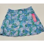 Lilly Pulitzer Zadora High Rise Skort Women's M Las Olas Aqua UPF 50 NWT Blue Photo 9