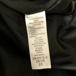 Woman Within Down Quilted Jacket Packable Hood Water Resistant Pockets Black 2X Photo 4