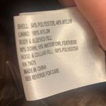 Michael Kors Soft Shimmer Gold Chevron Quilted Puffer Hooded Jacket. 2736 Photo 3