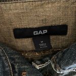 Gap  Medium Dark Blue Wash Denim Jean Jacket Women’s M Photo 4