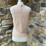 ZARA Faux Leather Combination Blouse Photo 4