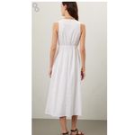 AREA STARS White Cotton Waist Cinching Sleeveless Jean A Photo 1