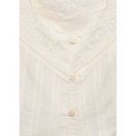 NEW MNG Cream Floral Lace Embroidered Sleeveless Cami Tank Blouse Top Size S White Photo 9