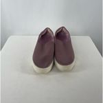 J/Slides NYC Satin‎ Slip On Platform Sneaker in Pink Size 9 Photo 2