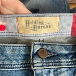 Holding Horses Anthropologie  Painted Slattered Straight Leg Jeans Photo 2