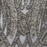 Mac Duggal 5434 Short Sleeve Beaded A-line Tea Length Dress Photo 8