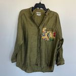 Michii Moon For Sanyo Art to Wear Button Up Blouse Size XL Photo 0