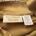 Victoria's Secret  gold silk sleeveless tank top size P Photo 5