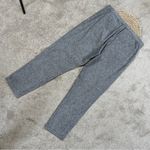 Uniqlo Women’s Linen Cotton Tapered Pants High Rise Minimalist in Dark Gray XL Photo 5