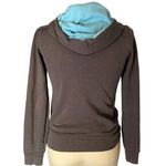 The North Face  Gray Large Front Logo Pullover Hoodie Sweatshirt ~ Women's SMALL Photo 2