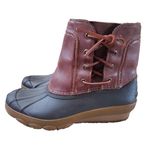 Sperry Top Sider STS80770 Women 7 Brown Leather Waterproof Saltwater Duck Boot Photo 14