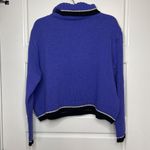 Vintage St. John Sport by Marie Gray Turtleneck Sweater Womens Medium Purple USA Photo 2