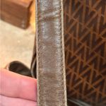 Mario Valentino Adjustable Crossbody Bag PVC x Leather Authentic USED Brown Photo 3