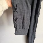 Victoria's Secret  Dark Gray Lace Up Sides Jogger Pants Womens M Loungewear Photo 2