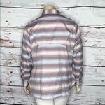 Columbia  NWT Sz 1X Purple Stripe Pilsner Peak Long Sleeve Button Down Shirt Top Photo 2
