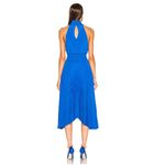 A.L.C. Renzo B Pleated Midi Dress in Adriatic Blue Size 00 Photo 2