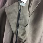 Aritzia Babaton Satin Mini Dress 10 Pressure 90s Taupe High Shine Racer Back Photo 10