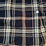 kim rogers  Blue, White, and Pale Green Plaid Button Up Photo 5
