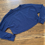 Lululemon  dropped navy long sleeve top, 2/4, active Photo 0