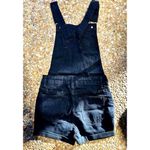 Ripped & Rolled Denim Street Style Overalls Shorts Romper Black Size S Photo 11