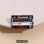 Horror Film Series Brooch Video‎ Tape Halloween Movie Badge Backpacks Jackets Black Photo 6