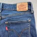 Levis Classic Mid Rise Skinny Jeans 6 28x30 Blue Women's Dark Wash Slim Denim Photo 5