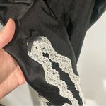 Victoria's Secret Victoria’s Secret Black Satin Lace Slip Dress (Size S) Photo 3