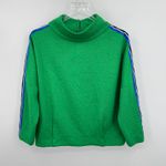 IC Collection sweatshirt letter texture special tape mock neck Kelly green S Photo 2