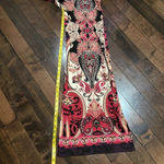 Venus  Wide Leg Paisley Print Pant Stretchy Side zip Pink Multi Size XS Flowy Photo 6