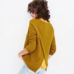 Madewell NWT  Province Cross Back Knit Pullover Sweater in Savannah Moss Size XXS Photo 1