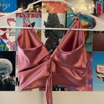 Cristinalove Pink shimmer crop top Photo 1
