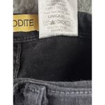 Aphrodite Womens Black Denim Shorts Medium Distressed Fringe Raw Hem High Rise Boho‎ Party Photo 7