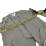 Isaac Mizrahi Elements  Live Gray Waterfall Open Front Blazer Jacket XL Layering Photo 7