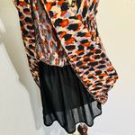The Clothing Company The Clothing Co Women Halter Neck Geometric Print with Details Lined Blouse Sz S Photo 4