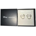 BaubleBar NEW IN BOX Disney x Minnie Mouse gold studded bow aesthetic earrings Photo 1