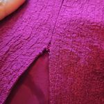 Black Halo  Square Neckline Textured Sheath Dress with Slit Women's size 8 Photo 12