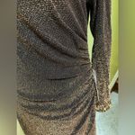 Vintage Black and Gold shimmer throughout Evening Gown Photo 7