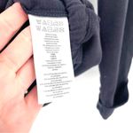 Michael Kors Michael  Logo Navy Tie Waist Long Sleeve Pullover Crewneck Shirt Top Photo 3