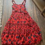 Ulla Johnson  Red Adyna Short Casual Dress Photo 1