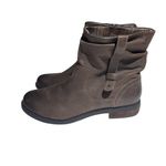 Abeo Yasmin Brown Leather Ankle Side Zipper Women’s Boots Booties size 6 Photo 4