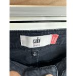 CAbi Women's Curvy Skinny Jeans Blue Floral Jacquard Size 6 Photo 4