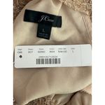 J.Crew NWT  Sleeveless Metallic Speckled Lace Halter Neck Blouse L Nude Silver Photo 8