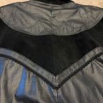 Vintage Maggie Lawrence Collection Women's Long Black Leather Jacket Size Medium Photo 10