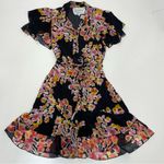 Dyvna Print Silk Shirtdress in Pink Floral Bouquet with Braided Belt 10 Photo 10