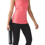 Lululemon  Women 2‎ Cool Racerback Pink Lemonade Stretchy Tank Top Hot Pink Photo 0