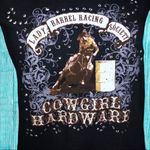 Cowgirl Hardware black T Photo 2