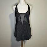 Lululemon If You're Lucky gray and black mesh panel tank top Photo 1