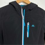 Snozu  Performance Jacket with Hood Woman’s Size Small Fitted Lightweight Black Photo 4