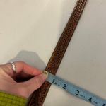 Handmade Vintage Brown Genuine Cowhide Leather Tooled Western Belt Size XS/S Photo 8